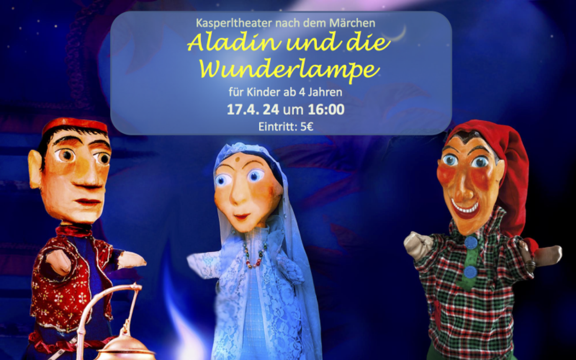 Kasperltheater: Aladin und die Wunderlampe